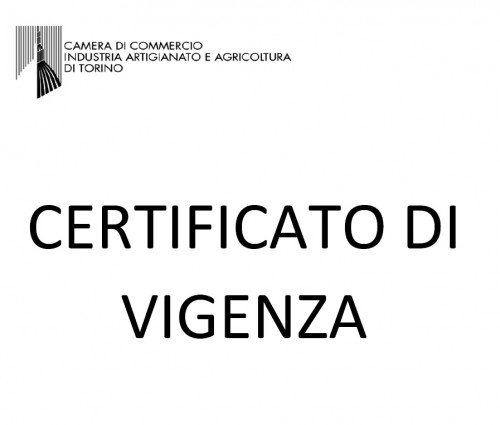 certificato di vigenza