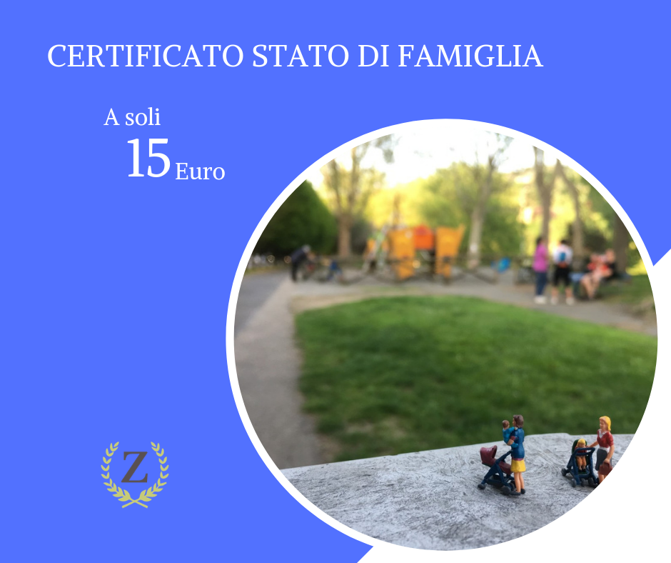 Certificato Di Stato Di Famiglia Certificato Storico Zerocrazia