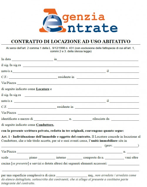 registrazione contratti